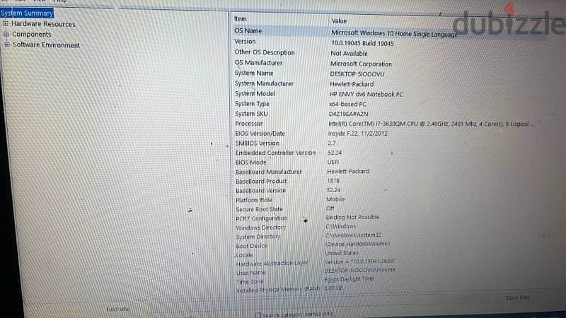 HP Envy dv6 4