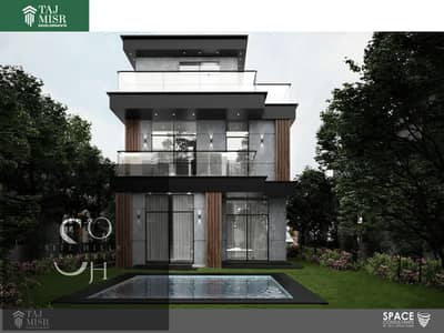 Villa for sale in Di Goya New Zayed, completion of installments, area 354 meters, prime location