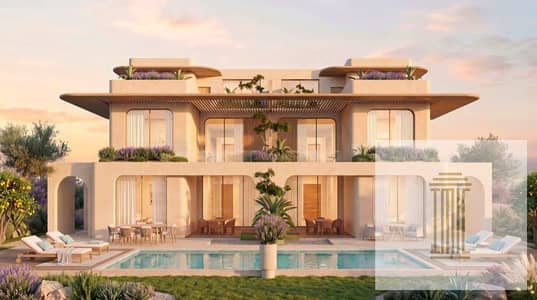 بنتهاوس سينيور بإطلالة بحرية ومائية مفتوحة | 280م مباني + 91م روف | تشطيب كامل ومطبخ وتكييفات