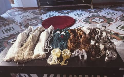 اكسسوارات للستائر جديدة بغلافها بالمواسير