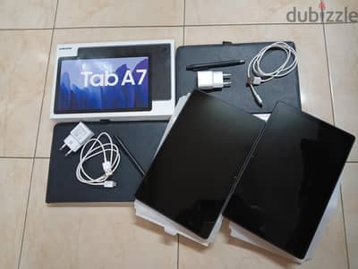 Samsung tab A7 بحاله فوق الممتاز للبيع بسعر مغري جدا لسرعه البيع الرقم