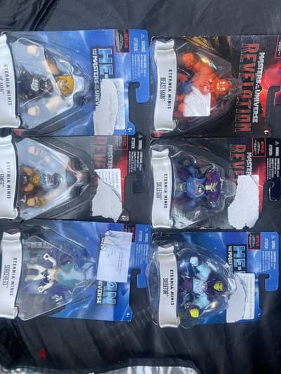 He-Man and Masters of the Universe: 6 figures