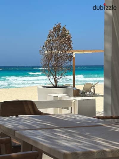 Chalet for sale with unique finishing overlooking the sea in Marsa Bughoush on the North Coast