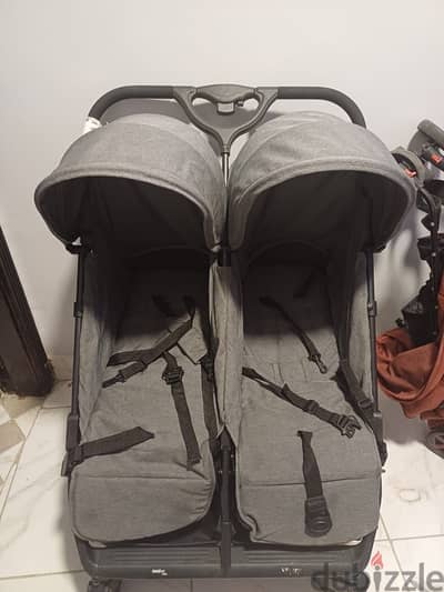 Asalvo double stroller