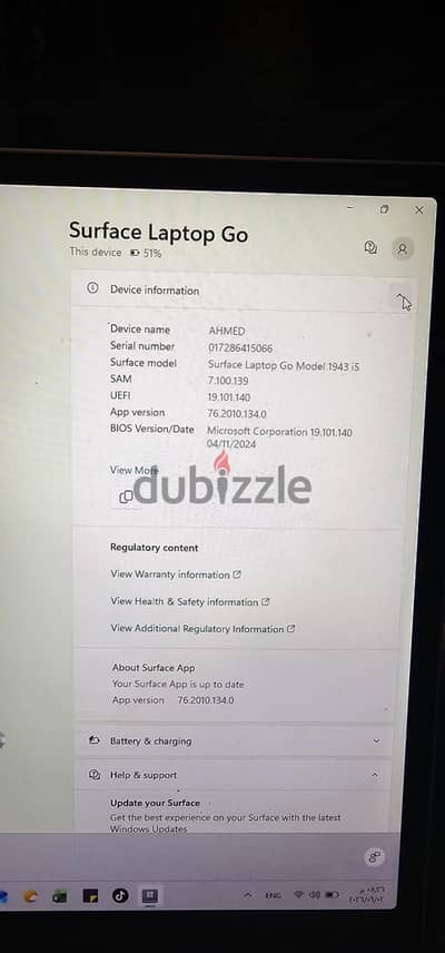microsoft surface laptop go i5