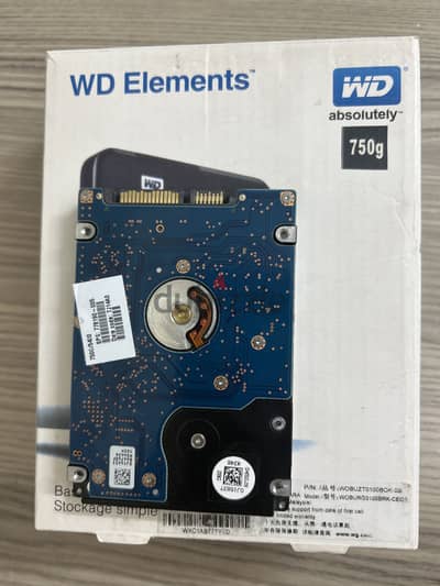 Wd Hard 750gb