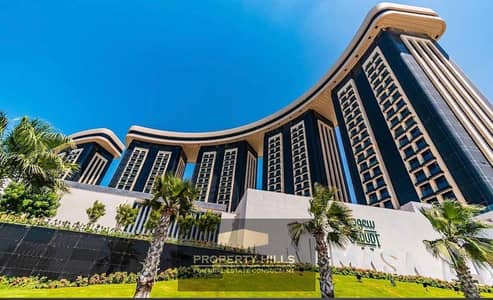 Receive immediate last apartment 154m Double View by the sea and the lagoon in the Alamein Towers near Marina and Sidi Abdel Rahman and Marassi and Hills
