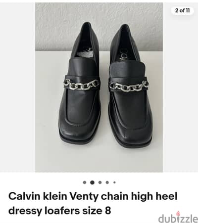 Calvin Klein venty chain high heel