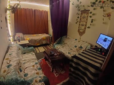 استديو مفروش للايجار صاحب العقار مباشر خطوات لرئيسي شبرا الشارع الجديد