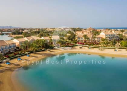 1 BEDROOM SERVICED APATMENT FOR SALE IN GOUNA RED SEA FULLY FINISHED BY ORASCOME VERY PRIME LOCATION PRICE WITH INSTALLMENT