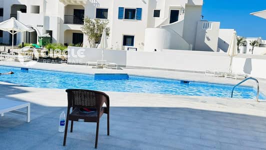 شاليه أرضي ١٤٢م بحديقة ٨٠م للإيجار في مراسي القرية اليونانية الساحل الشمالي Marassi Greek Village Emaar