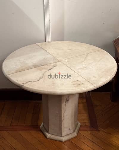 marble table