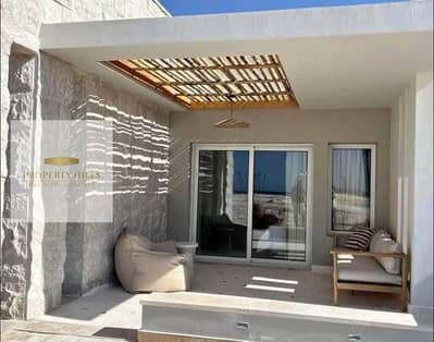 Chalet in Marsa Bagush, Sidi Hanish, North Coast, fully finished, overlooking the sea and the lagoon; a resort with complete services
