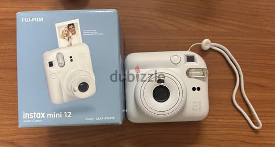 Fujifilm Instax Mini 12 White - Like New - Full Box & Accessories