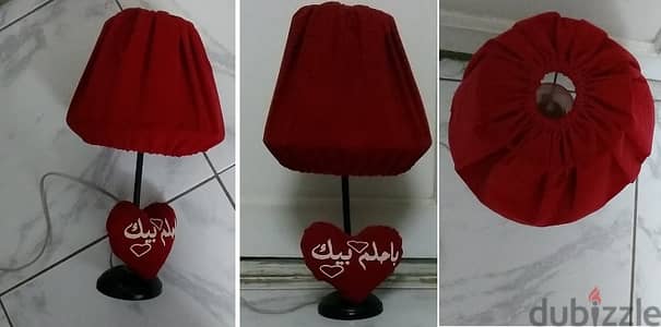 اباجورة قطيفة جديدة