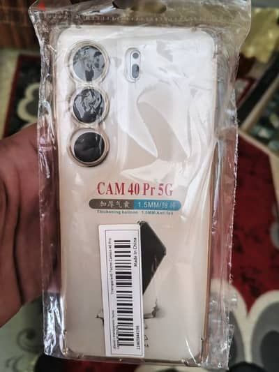 جراب شفاف مستعمل Tecno Camon 40 pro 5G