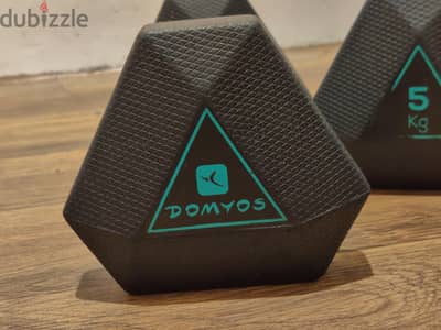 decathlon Domyos original dumbbells 5kg