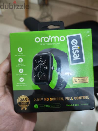 Oraimo smart watch 5 lite new