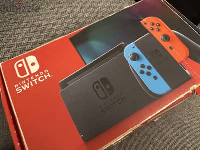 Nintendo switch v2 32gb+4games+all in the box
