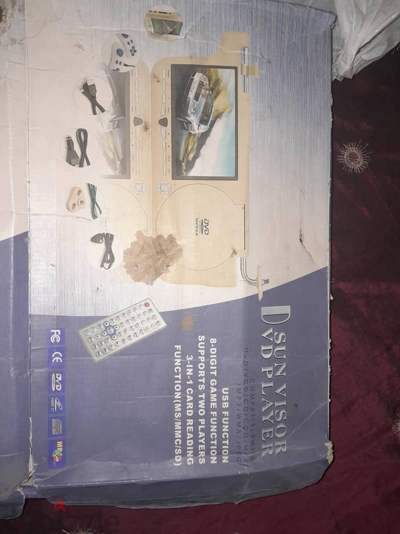 Dvd player sun visor 3