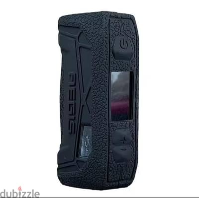 جراب حماية من السيليكون لجهاز Geekvape Aegis Max بلون أسود وملمس محكم.