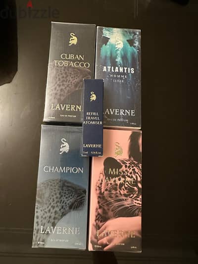 Champion- Miss Laverne- Atlantis- Cuban tobacco- refilable automizer
