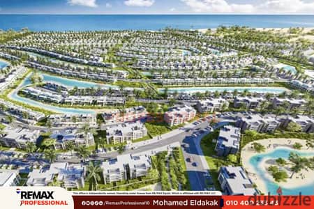 فيو مفتوح على اللاجون شاليه للبيع في مراسم مار باي