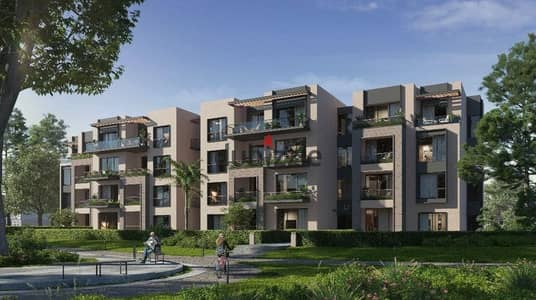 Fully Finished Apartment for Sale in Garden Lakes by Hyde Park, October, Near Al Gezira Club, with Installments Over 8 Years – Near Delivery