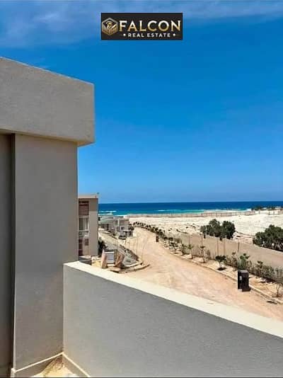 With 30% Discount Own A Fully Finished Chalet 1st Row On Lagoon With Sea View in Sidi Heneish Beside Silver Sands & Almaza Bay in Marsa Baghoush