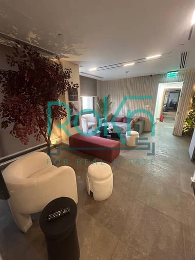 For rent retail duplex in The lane Palm Hills street view ready to move Sheikh Zayed