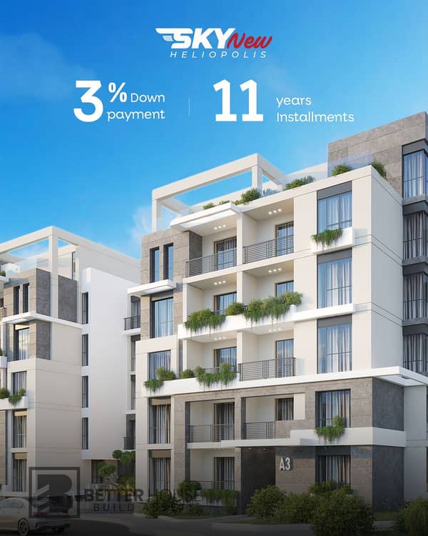 Own An Apartment In Sky New Heliopolis With Only 3% Down Payment