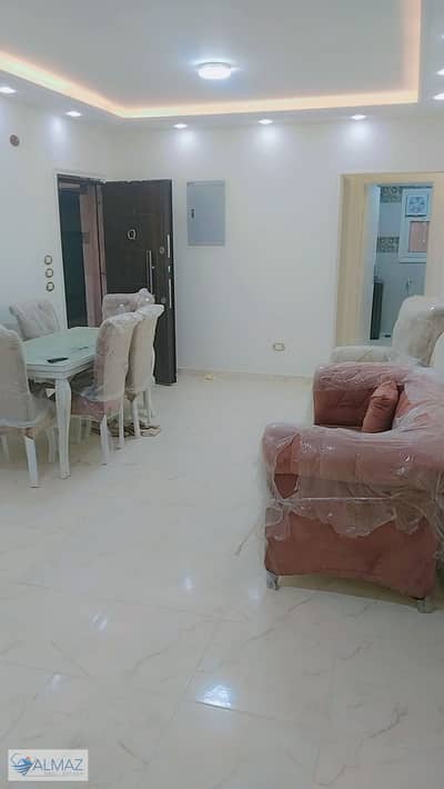 Furnished apartment for rent in Garden Heights Compound, Fifth Settlement, near Waterway Mall. Ultra-super-lux finished and furnished.