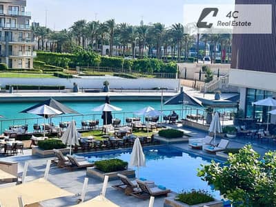 For quick sale  Chalet Resale Immediate  Marassi North Coast  Direct Pool View  Fully furnished – Down payment and remaining installments