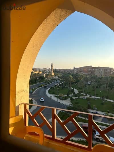 Opportunity to own a very special 90m apartment in Al Rehab City, Phase Five, with special finishes, open view on the street and square, and a very special garden location.