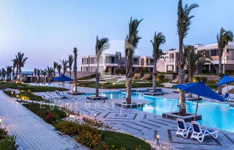 شاليه 117 متر تشطيب كامل + مكيفات  بالم هيلز 5% 10Y