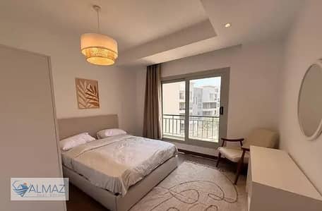 Furnished 215 sqm apartment for rent in Cairo Festival City Compound, Fifth Settlement. The compound is strategically located