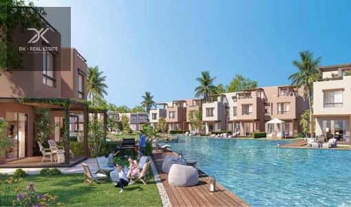 شاليه بجاردن للبيع في هاسيندا وترز _ بالم هيلز \ كود الوحده : SA01185