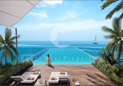 شاليه فاخر غرفتين  مطل على البحر بسعر طرح اول في سيلفر ساند-اورا الساحل الشمالي