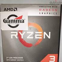 AMD Ryzen 3 3200g Apu معالج بكرت داخلي يعادل gt1030