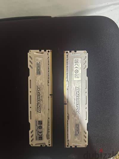 2x8 GB CRUCIAL BALLISTIX RAM