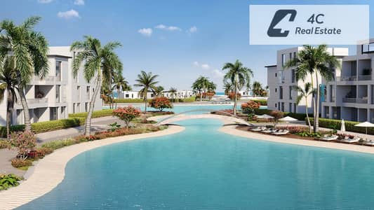 Ground floor chalet with garden, corner unit-resale-Cali Coast-North Coast-All Lagoon View-open view landscape-with distinctive layout ready for view