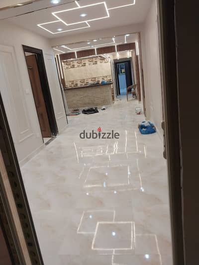 For sale: 125 sq. m. apartment on Youssef Ghalisidi Street, Basher, 11th floor, fully metered, 3 bedrooms and a living room, 2.4 million. Contact: 01