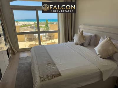 شاليه Double View بتشطيب كامل USL للبيع تقسيط بجوار فوكا باي و هاسيندا  راس الحكمة دقايق من  Silver Sands  الساحل الشمالي