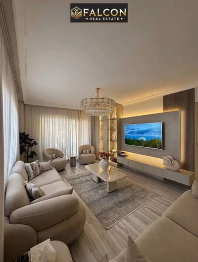 شقه  100م بتشطيب high end + (خصم 64%) بفيو مفتوح  للبيع فى نيو هيلوبلوس New Heliopolis,