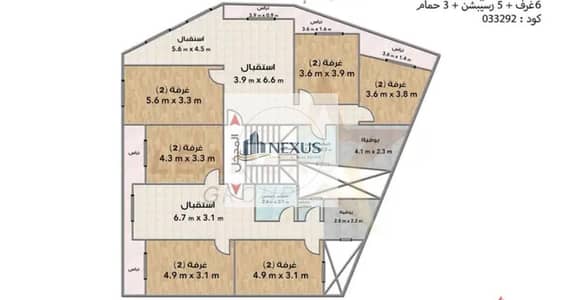 Office headquarters of 320m for rent Smouha Mustafa Kamel Street