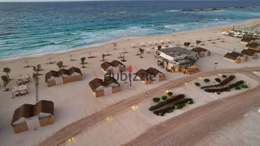 Townhouse for sale in Marsa Baghoush, North Coast. Private pool, 276m built, 214m garden, premium sea view, prime location, investment opportunity !!!