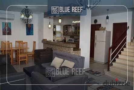 Duplex fully furnished and appliances for rent, sea view, close to the sea in Amwaj North Coast