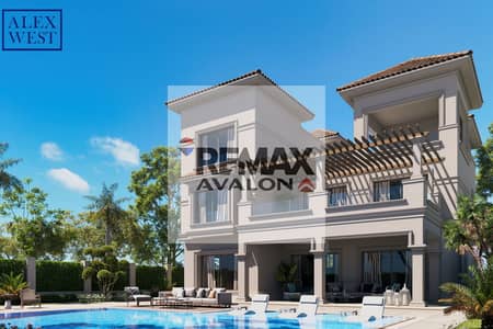 Own the most distinctive villa in Alex West with the lowest down payment and the longest payment period - View landscape and swimming pool