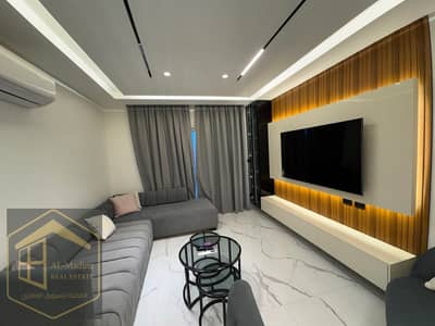 Apartment for rent, first residence, fully finished and furnished hotel in Al-Rehab