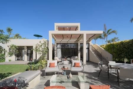 Prime located one story villa in Owest by Orascom minuties from Arkan Plaza Sheikh Zayed